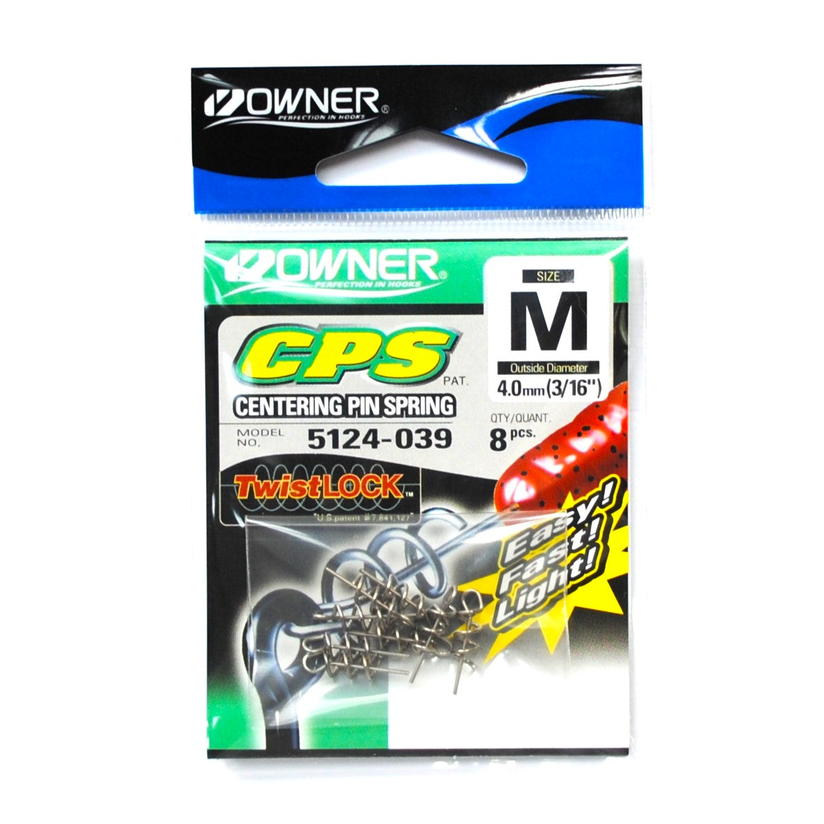 Owner® CPS - Center Ping Spring - Med (4.0mm) 8 Pack