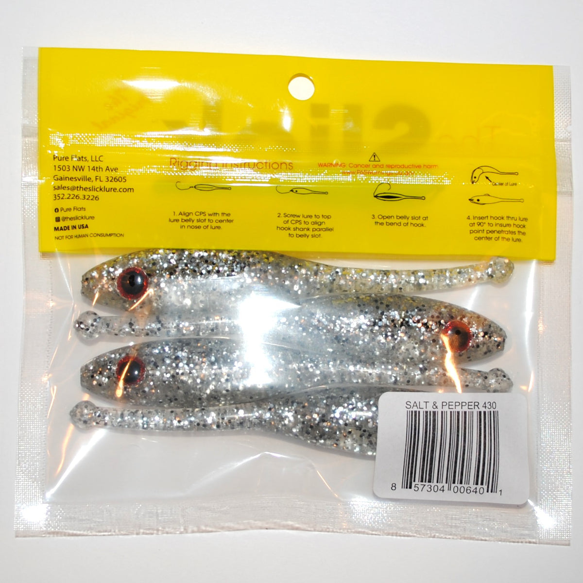 cancer causing fish lure Salt & Pepper 430