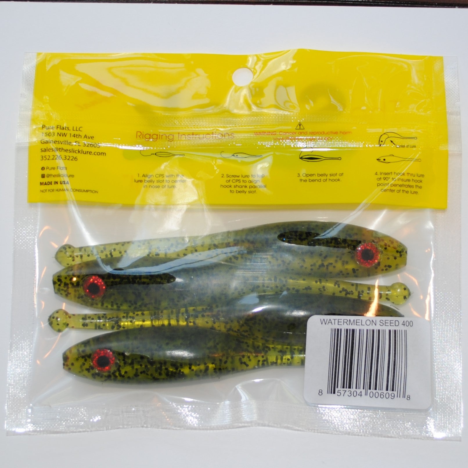 The Slick Lures Watermelon Seed 400