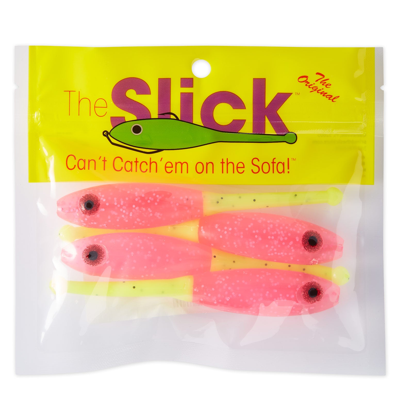 The Slick Lures Pink Dirty Chartreuse