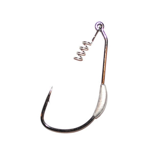 1 4 ounce weighted hooks for bass fishing Gamakatsu Weighted Superline Spr-Lock - 4 pack