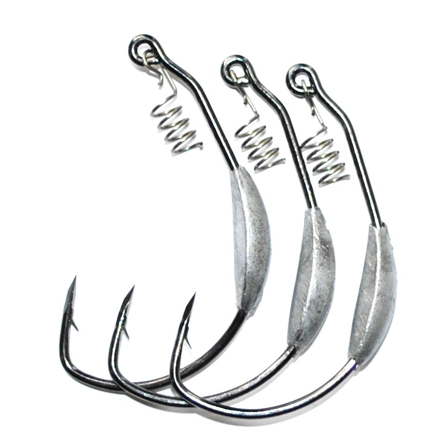 1 4 oz 3 0 weighted swimbait hook Reaction Tackle Lead Hooks 10 Pack 3/16oz- 4/0 plated finish ensures long 1/4 oz WOO! Tungsten Swimbait